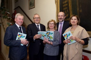 Dr Maurice Manning Chancellor National University of Ireland, Brian Mooney Editor Education Matters Yearbook, Jan O’Sullivan Minister for Education & Skills, Professor Brian MacCraith President Dublin City University, Dr Attracta Halpin Registrar National University of Ireland, pictured at the launch of Education Matters Yearbook 2015-2016.