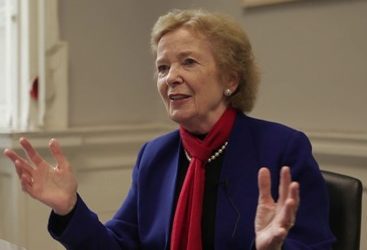 Mary Robinson, former President of Ireland and leader of the Mary Robinson Climate Justice Foundation