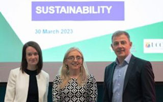 Transformational Leadership in Sustainability Programme At the launch of the new Transformational Leadership in Sustainability Programme: Dr Marguerite Nyhan, Technical & Scientific Programme Lead; Mary Cronin, Programme Director, and Shane O'Sullivan, IMI Interim CEO