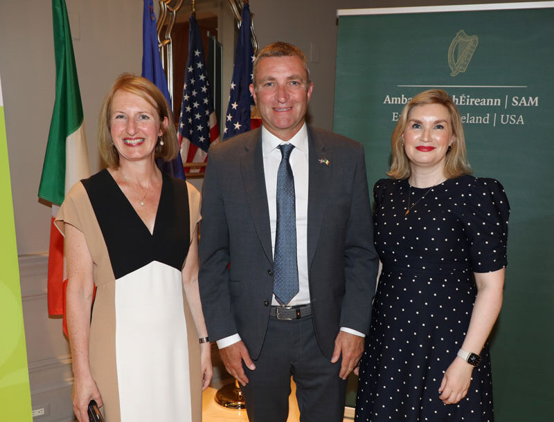 Niall Collins TD, Minister of State at the Department of Further and Higher Education, Research, Innovation and Science, Professor Veronica Campbell, SETU President, Orla Keane, Deputy Ambassador, Embassy of Ireland, Washington DC.